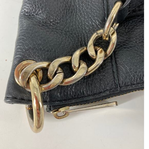 MICHAEL KORS MEDIUM SIZE BLACK PEBBLED LEATHER CROSSBODY BAG - Picture 14 of 16